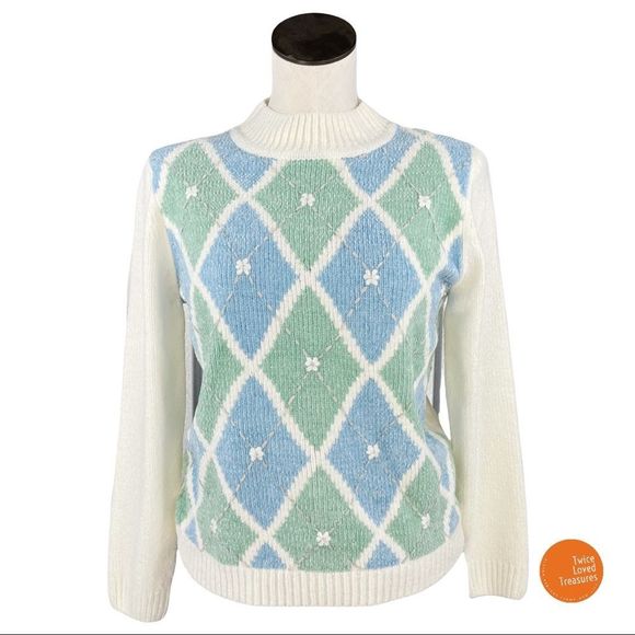 Alfred Dunner Sweaters - VINTAGE Alfred Dunner Chenille Sweater